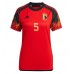 Belgien Jan Vertonghen #5 Fußballbekleidung Heimtrikot Damen WM 2022 Kurzarm